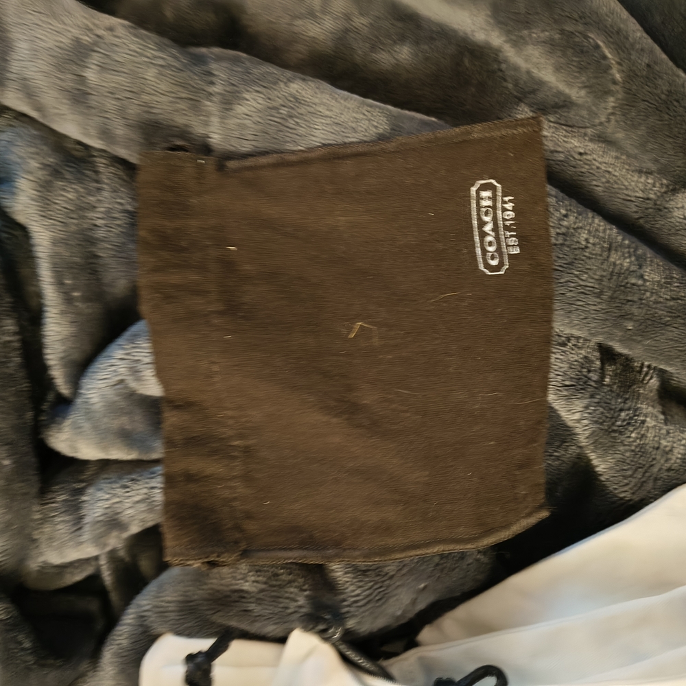 Coach White Drawstring Pouch - image 3